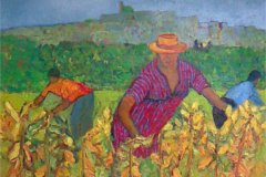 Pannocchie a Castagneto - Olio su tela 40x50 Anno 2009 Coll. Privata
