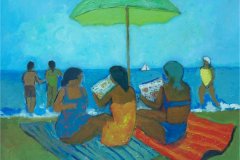 Bagnanti Olio su tela 40x50. Anno 2011 Coll. Privata