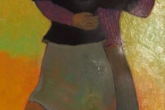 Tango  Olio su cartone 50x70 Anno 2016