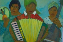 Musica in campagna - Olio su cartone 60x70    Anno 2011 Coll. Privata