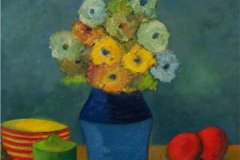 Anemoni - Olio su vartone 45x50 Anno 2008 Coll. PrivataPrivata