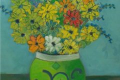 Anemoni - Olio su cartone 50x70 Anno 2012  Coll.Privata
