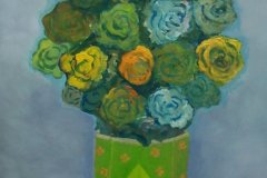 Fiori Olio su cartone 60x80 Anno 2008