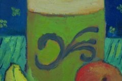 Composizione Olio su cartone 20x30 Anno 2014