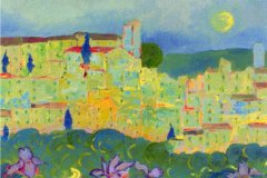 Panorama Castagnetano - Olio su cartone 50x70  Anno 2006  Coll. Privata